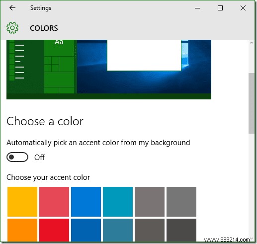 How to Change Title Bar Colors in Windows 10 