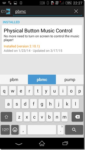 Control music playback with Android s physical buttons 