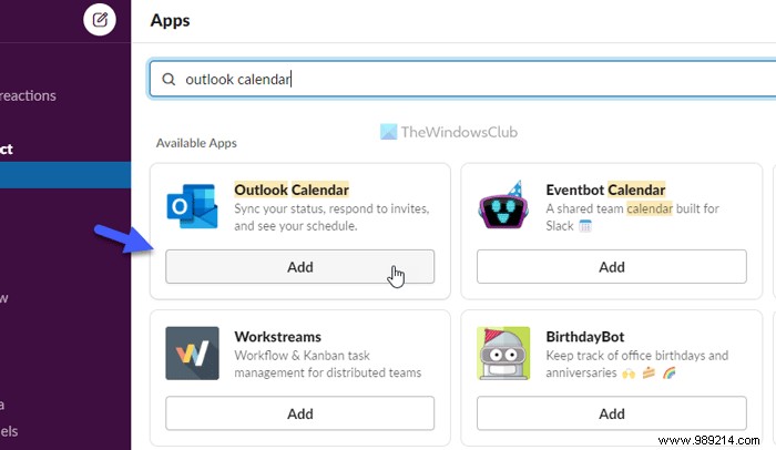 How to Connect Slack to Outlook Calendar 