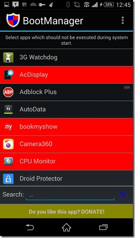 How to manage Android startup items with BootManager 