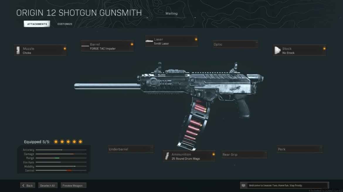 COD Warzone:The Best ORIGIN 12 Warzone Loadout With Details 