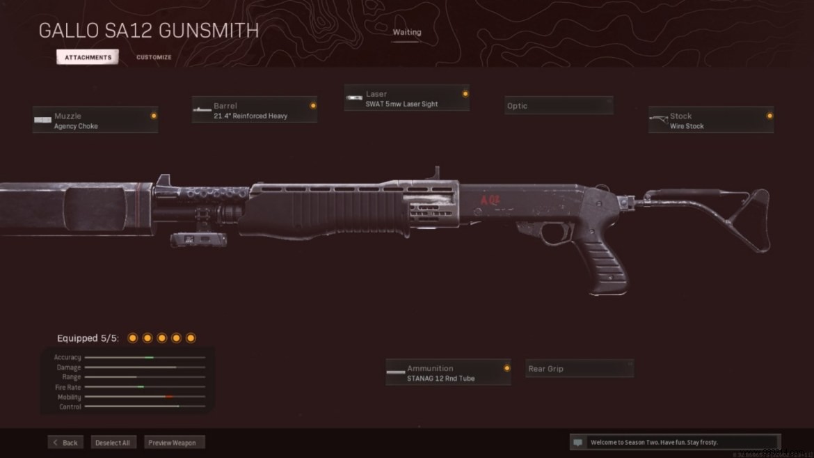 COD Warzone:The Best Gallo SA12 Warzone Loadout With Details 