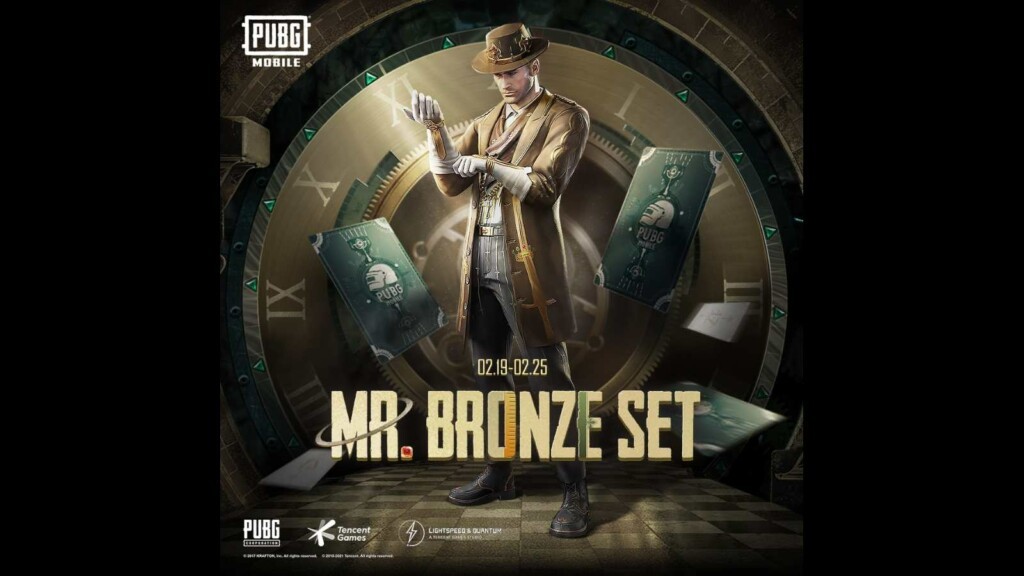 PUBG Mobile Community Event:Get a Permanent Mr. Bronze Set! 