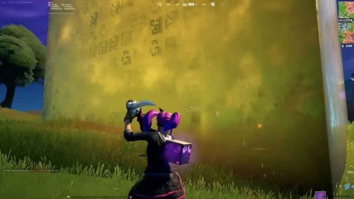 Fortnite Gold Cube location and its travel path in Season 8 