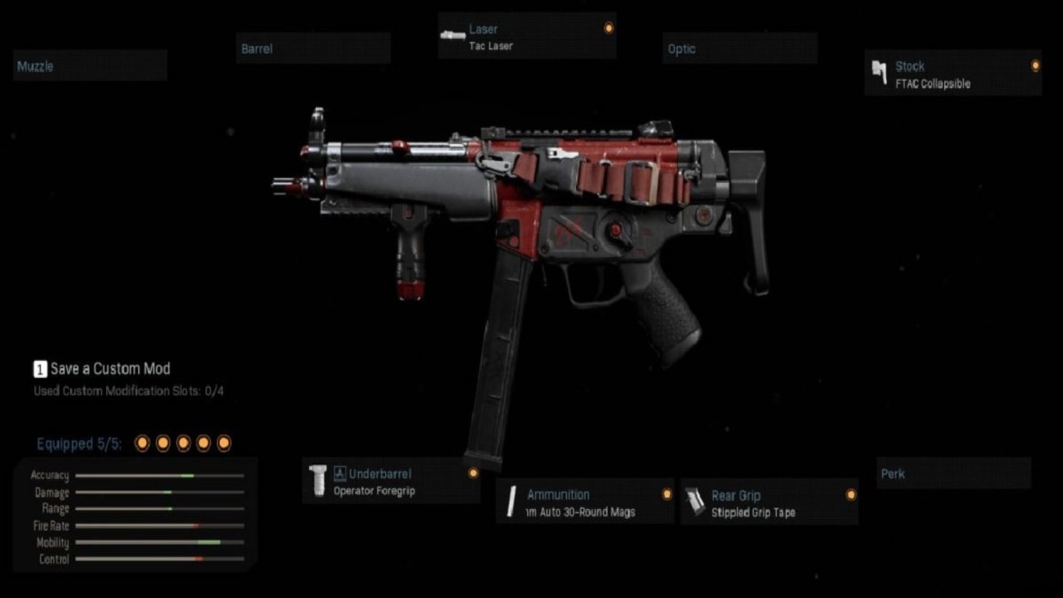 COD Warzone:The Best MP5 Warzone Loadout with Details 