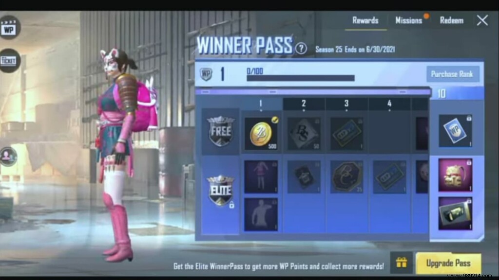 PUBG Mobile Lite:Season 26 Winner Pass leaked rewards and more revealed 