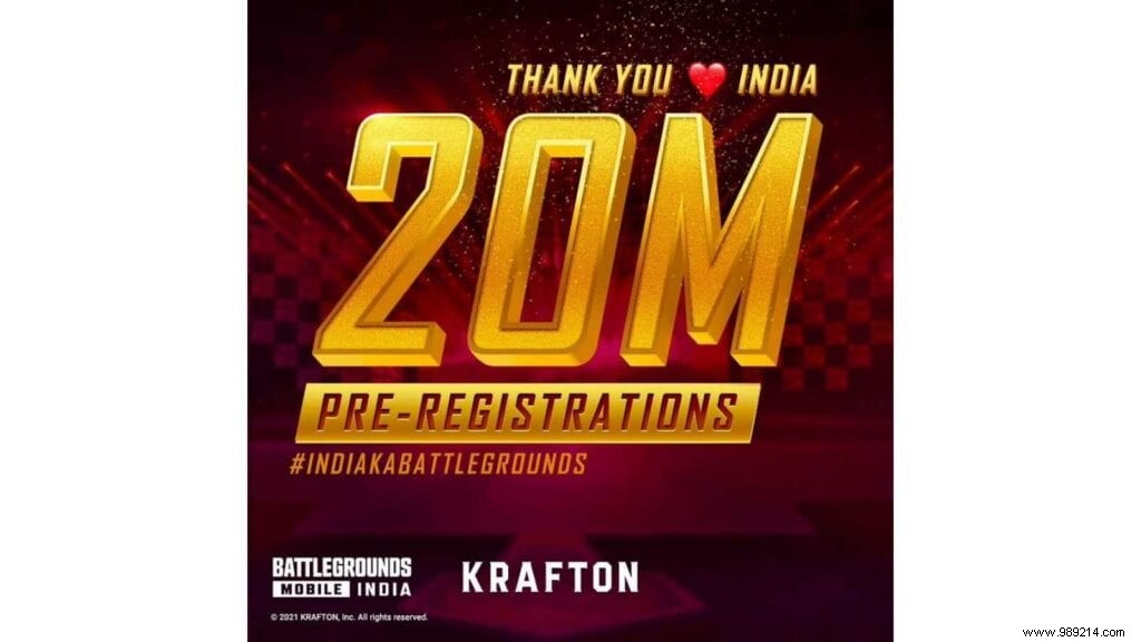 Krafton thanks Indian fans for overwhelming response to Battlegrounds Mobile India 