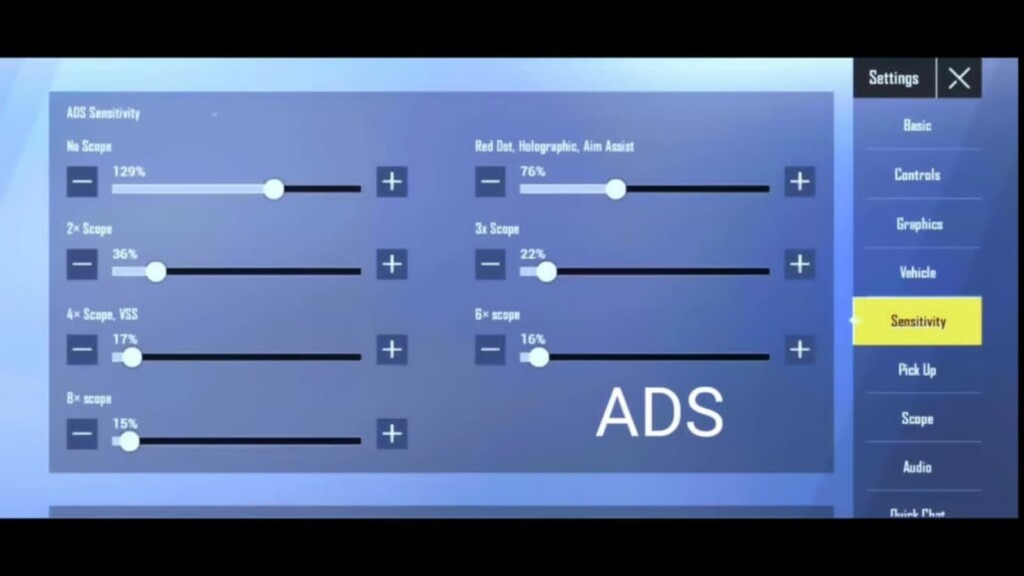 PUBG Mobile Lite:better sensitivity settings for zero recoil after 0.22.0 update 