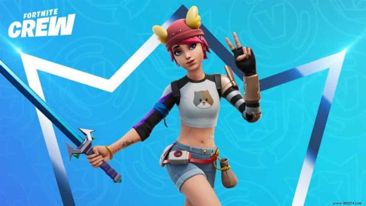 Fortnite August Crew Pack:New Summer Skye Skin Details 