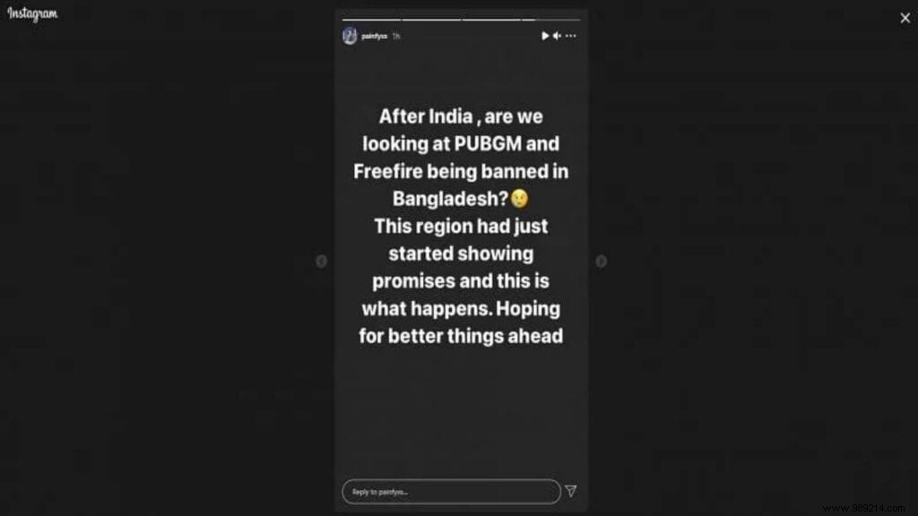 PUBG Mobile and Free Fire are banned in Bangladesh according to media 