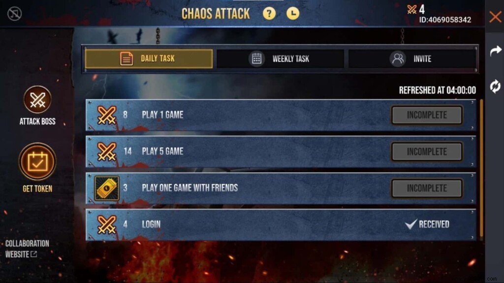 How to Get Tokens in Free Fire for Chaos Attack Web Event? 