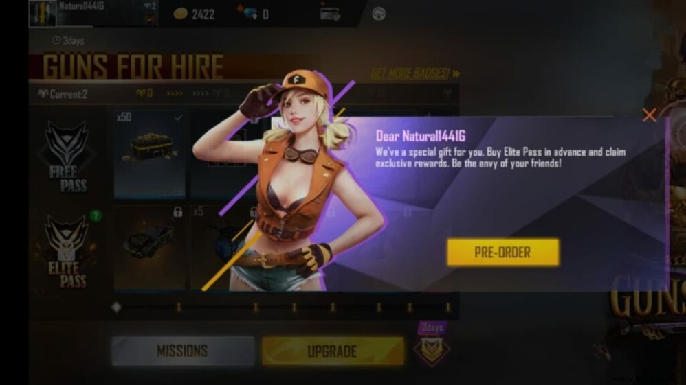 How to Pre-Order Free Fire Elite Pass Season 41 to Get Free Facepaint Reward? 