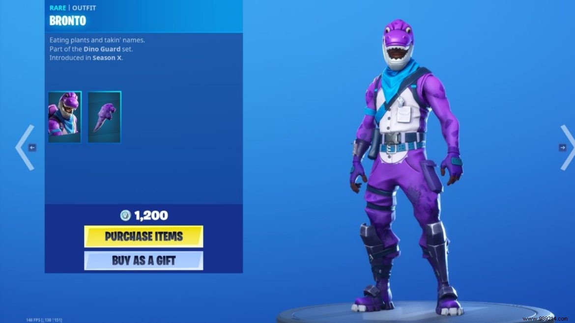 Fortnite Crystal and Bronto Skins Return in Season 7:How to Get Them 