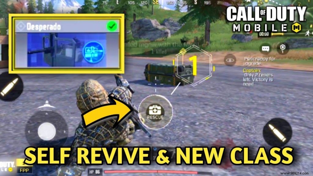 Desperado Battle Royale class in COD Mobile:how to unlock it? 