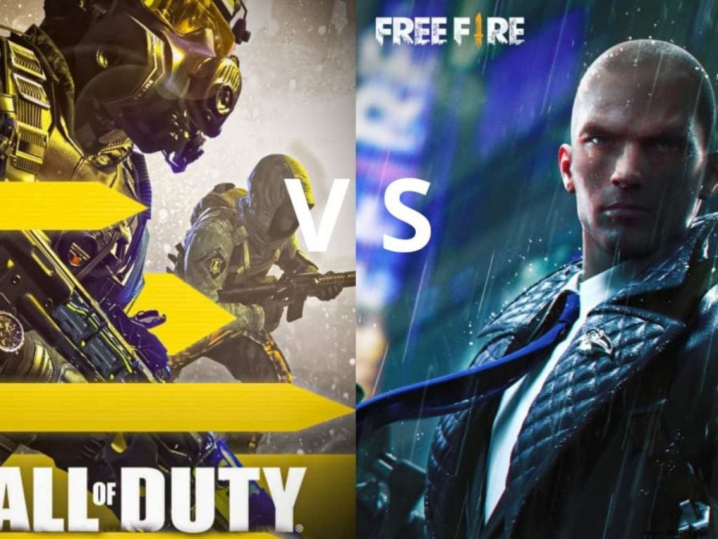 Call of Duty Mobile(COD) vs Free Fire:5 major differences to know before downloading the game 