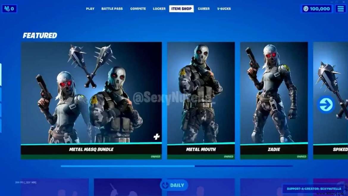 How to Get a New Fortnite Metal Masq Pack in Season 8 