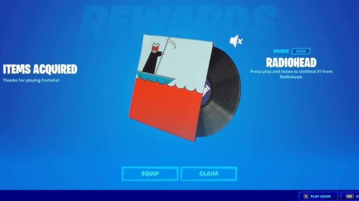 Fortnite Radiohead Event:Music Collaboration in Season 8, Free Items 