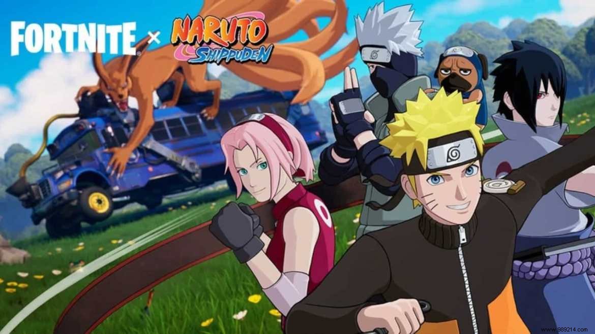 Fortnite Naruto and Team 7 Skin Packs Leaving Store Soon 