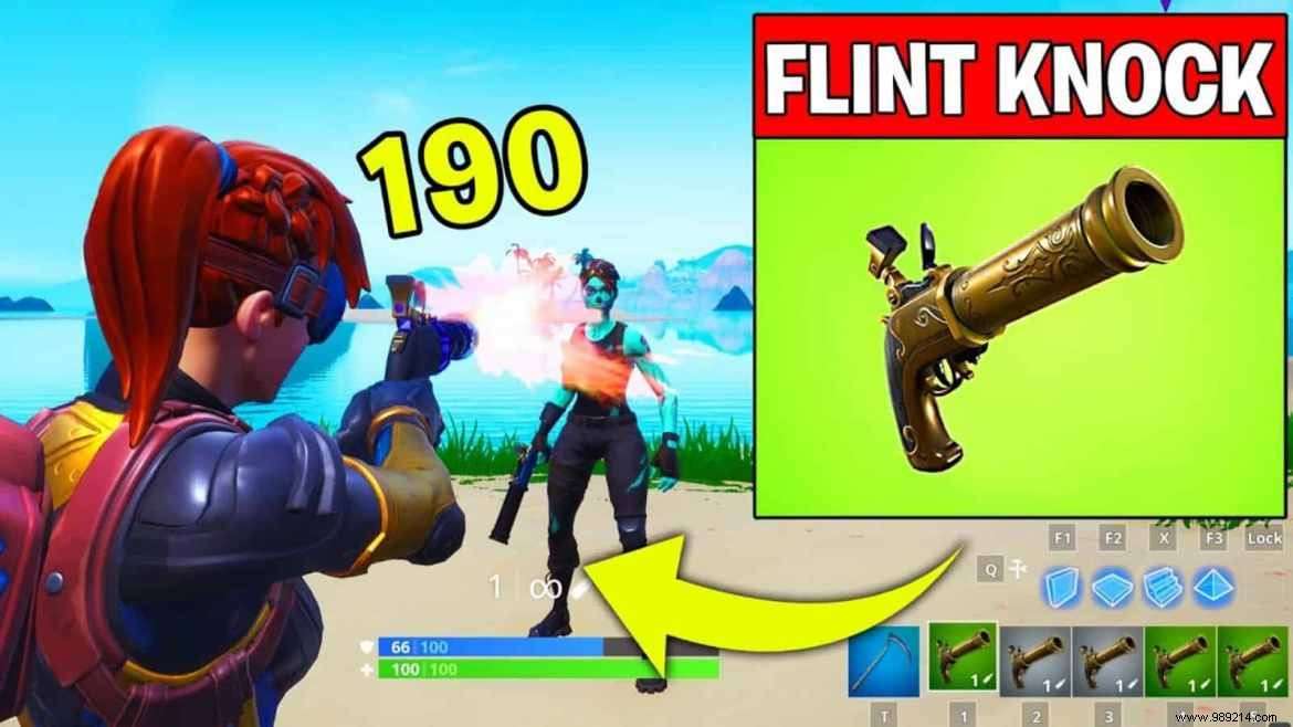 Where to find the Fortnite Flint Knock gun in Season 8 after a new update 