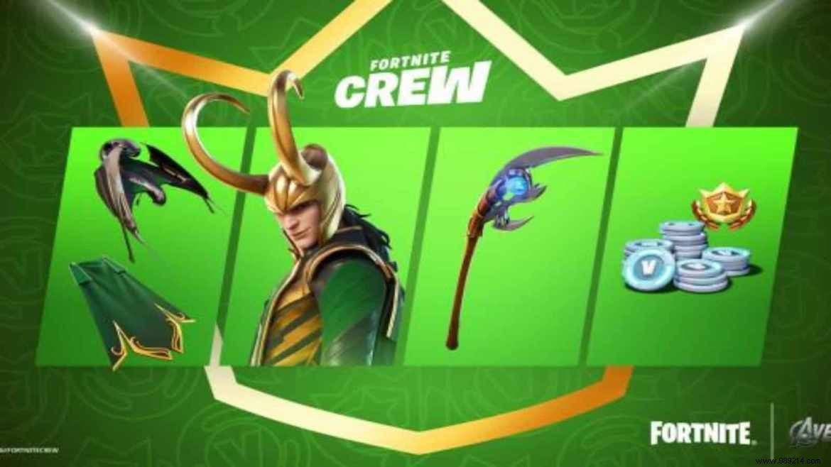 How to get the new Fortnite Loki skin in Crew Pack:Season 7 