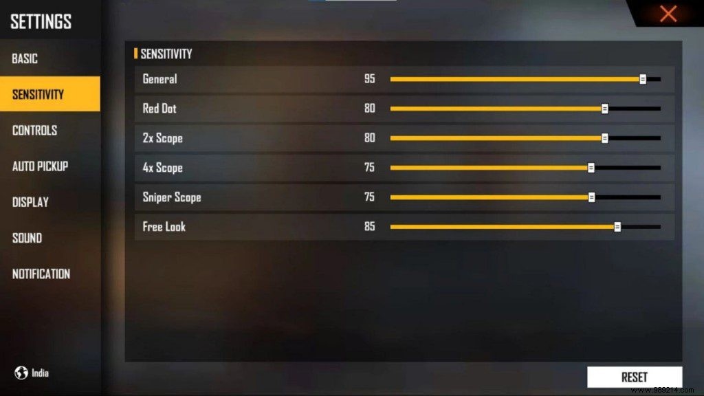 Best sensitivity settings in Free Fire for headshots for December 2021 