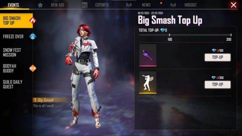 How to get Big Smash emote in Free Fire for free? 