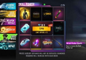 How to get the Skull Punker Pack in Free Fire? 