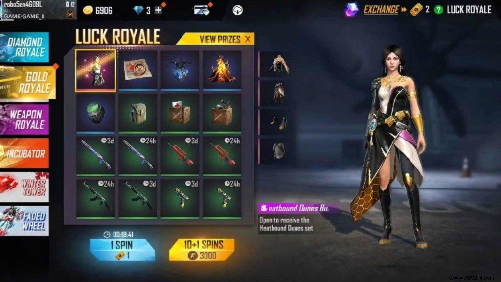 5 Best Gold Royale Free Fire Packs So Far 