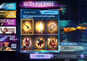 How to get Golden Roar Pack in Free Fire Moco Store? 