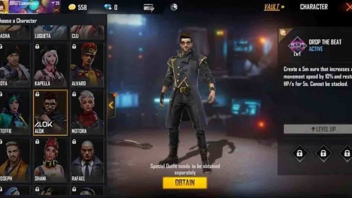 DJ Alok vs Dimitri:Who is the best Free Fire character for January 2022? 