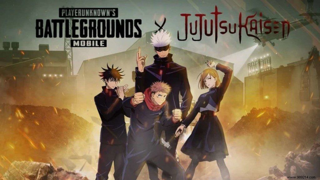 PUBG Mobile and Jujutsu Kaisen Collaboration Date Officially Revealed 