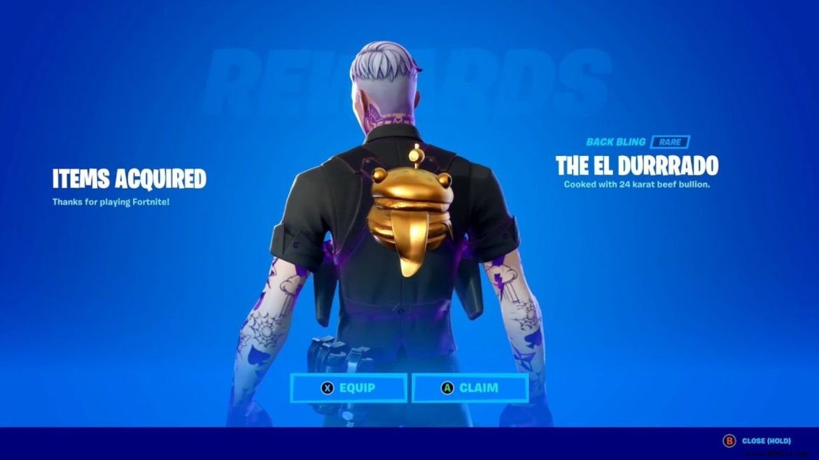 Fortnite El Durrrado Back Bling:New Back Bling Price and Other Details 