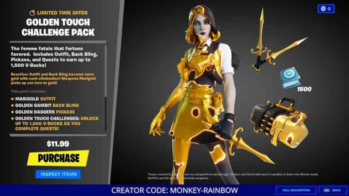 Fortnite El Durrrado Back Bling:New Back Bling Price and Other Details 