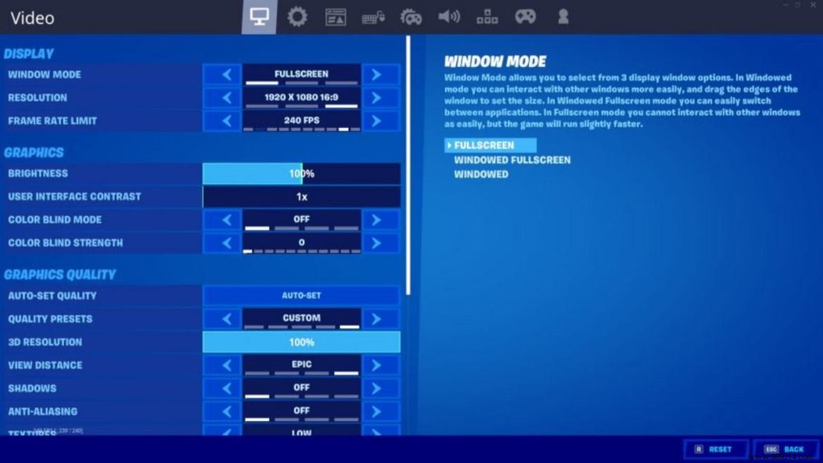 Fortnite Best Settings for PC:An Easy Guide for Beginners 