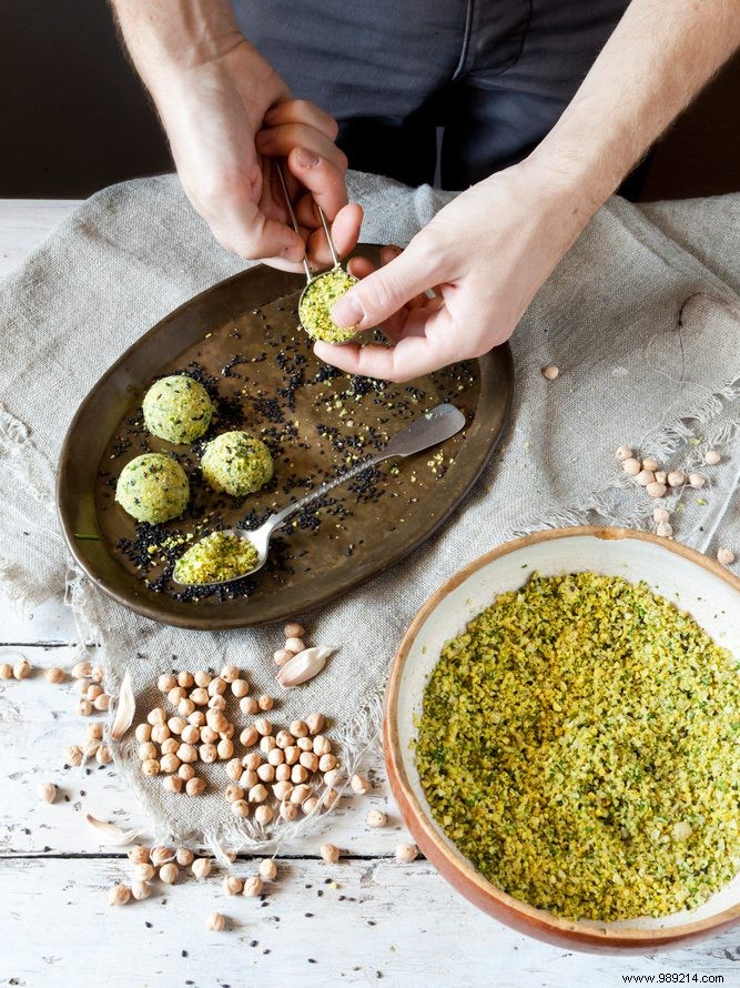 Recipe for pea falafel 