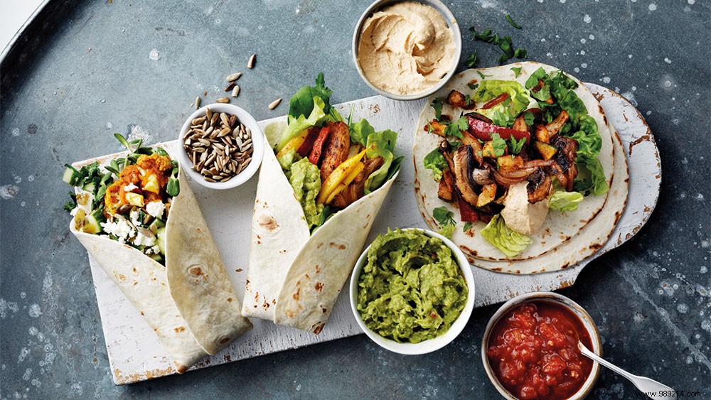 Recipe for vegan mango fajita 