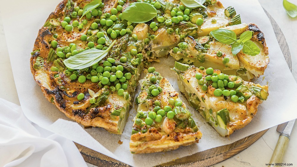 Recipe:asparagus-pea fritatta 