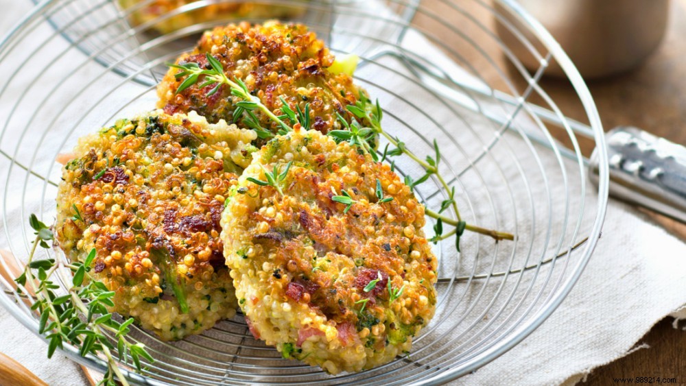 Recipe:quinoa broccoli cookies 