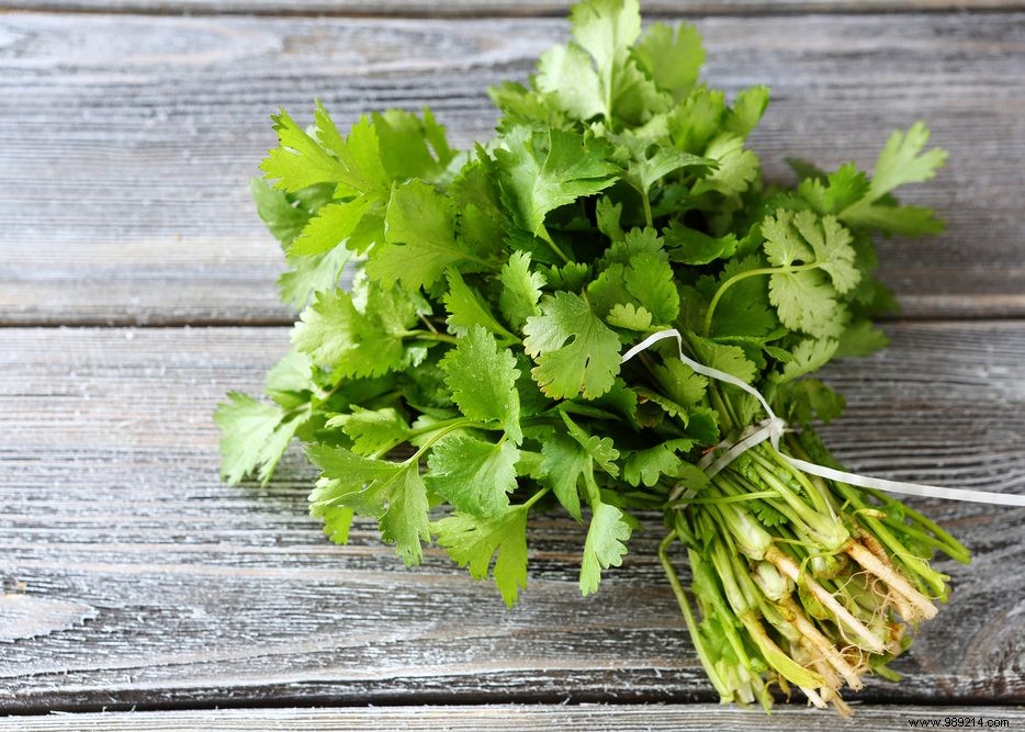 Why does coriander taste like soap? 