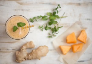 Recipe:melon-ginger smoothie 