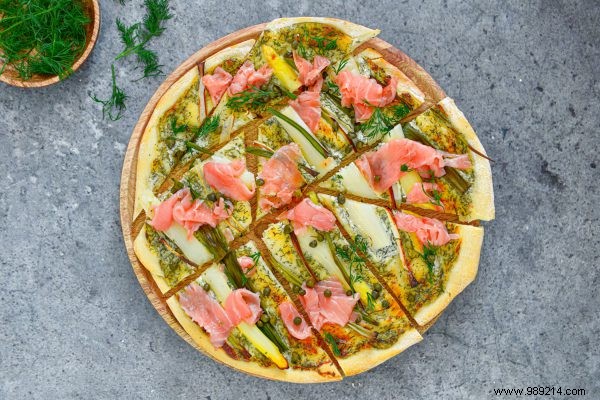 Recipe:flammkuchen with white apserges 