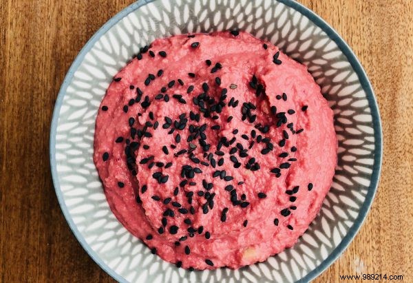 Annemiek s recipe:beetroot humus 