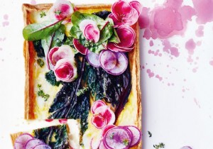 Recipe:rainbow chard pie with roasted garlic 