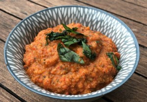 Recipe by Annemiek:Italian tomato-paprika spread 