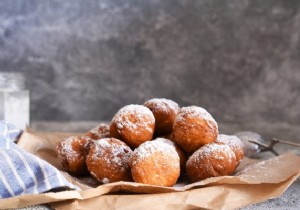 You can do this with leftover oliebollen 