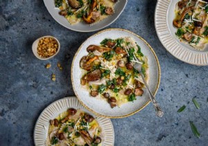 Because it s Veganuary:ravioli with cheese-walnut filling 