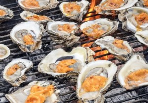 Grilled oysters with chorizo ​​butter 