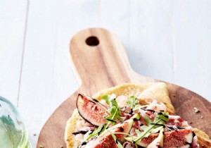 Recipe for pizza with figs 