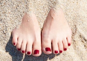 What can you do about sweaty feet? 