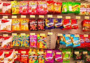 Get rid of candy at the cash registers 